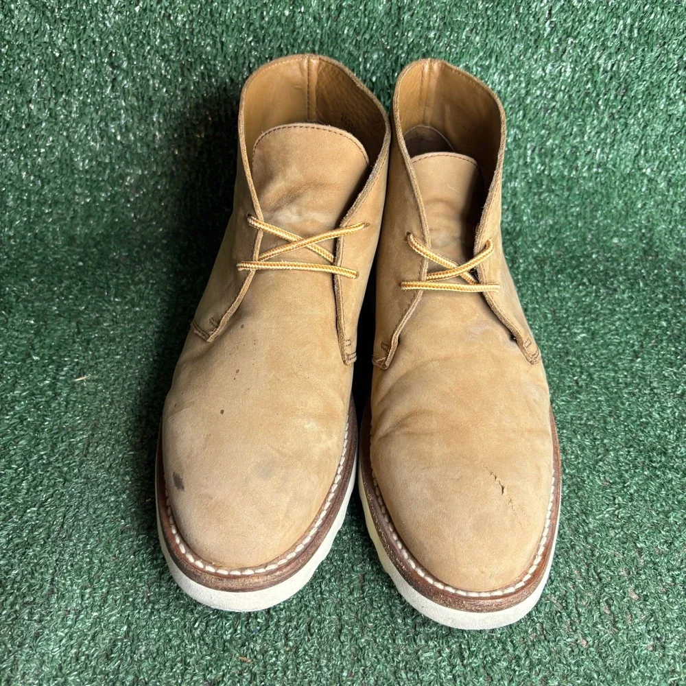 Thursday Boot Co. Scout Rugged Leather Lace Up Chukka Desert Boots Tan Mens Sz 9